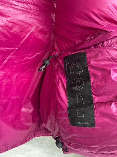 Canada Goose Puffer Vest in Fuchsia Pink with Glossy Finish