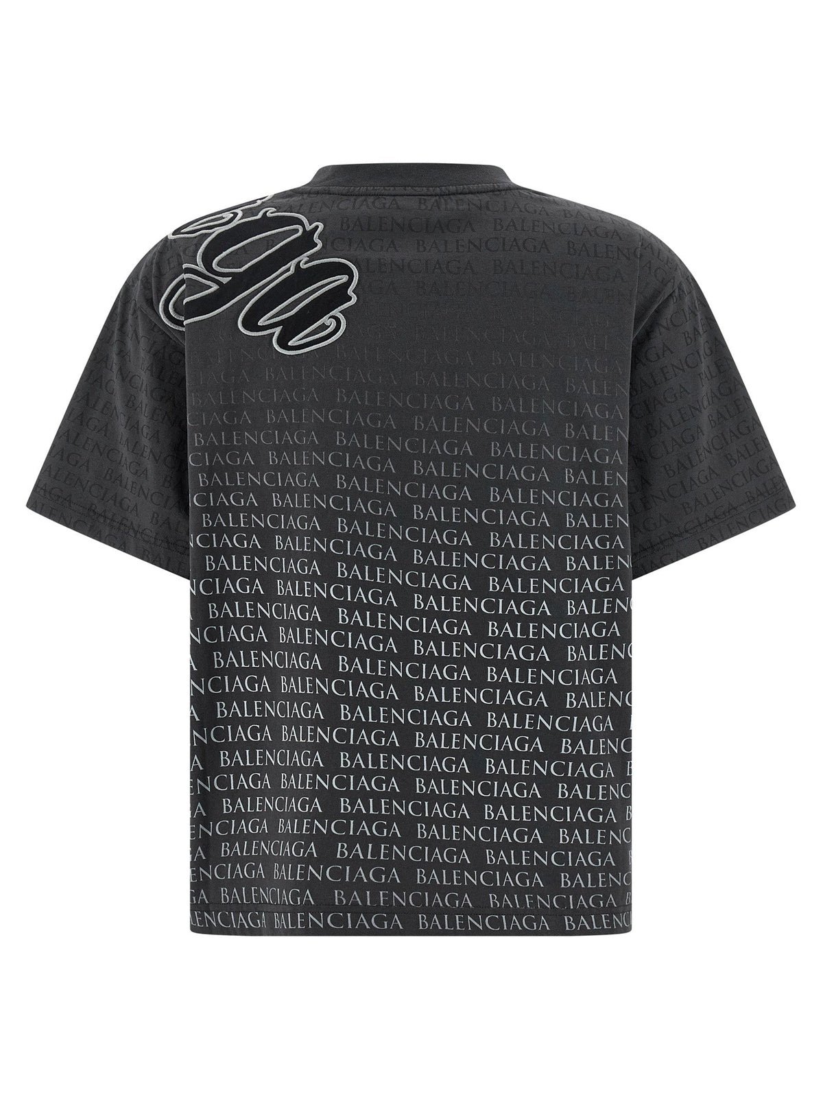 Balenciaga Black Cotton Women's T-Shirt