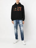 DSQUARED2 Icon-print hooded sweatshirt