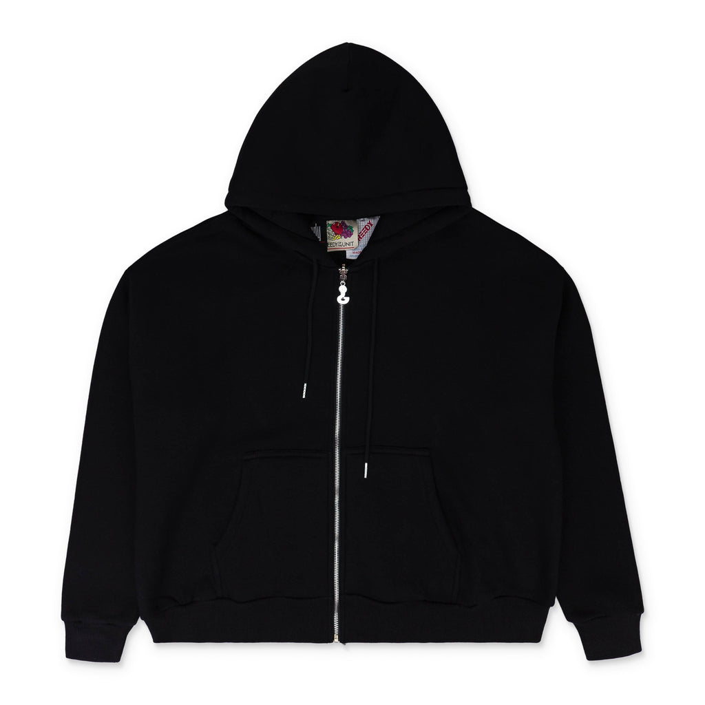 MULTI TAG BLACK HOODIE