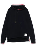 Thom Browne Loopback Oversized RWB-stripe hoodie