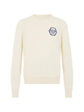 Philipp Plein jacquard hexagon cashmere knitwear