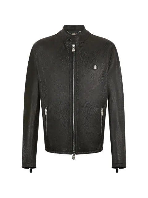 Billionaire Moto BB leather jacket