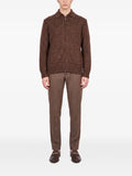 Eleventy zip-up flecked sweater
