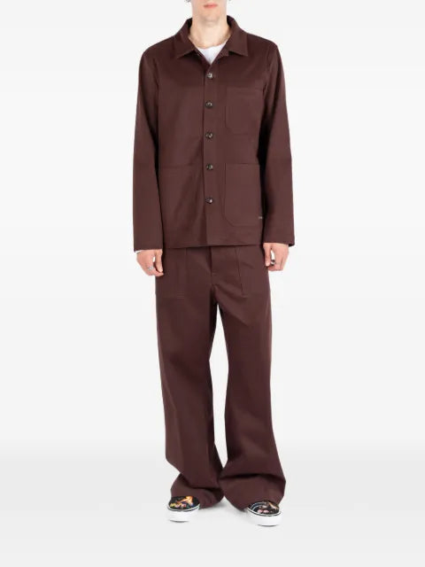 Société Anonyme patch-pocket cotton jacket