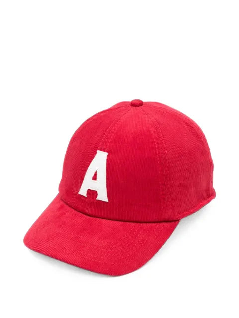 Autry embroidered corduroy baseball cap