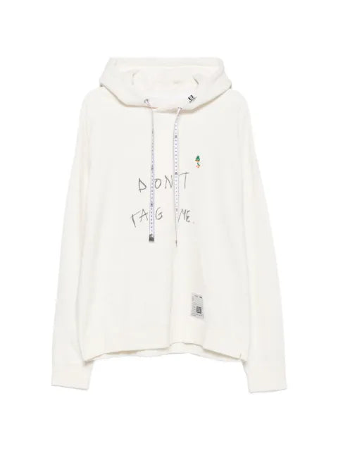 Maison MIHARA YASUHIRO Don't Tag Me printed hoodie