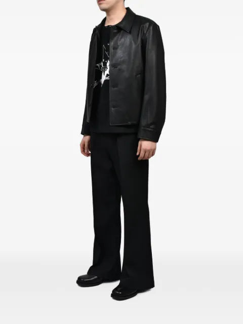 CEDARWOOD Alonzo faux-leather jacket