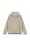 Comme Des Garçons Play x K-Way logo-patch windbreaker hoodie