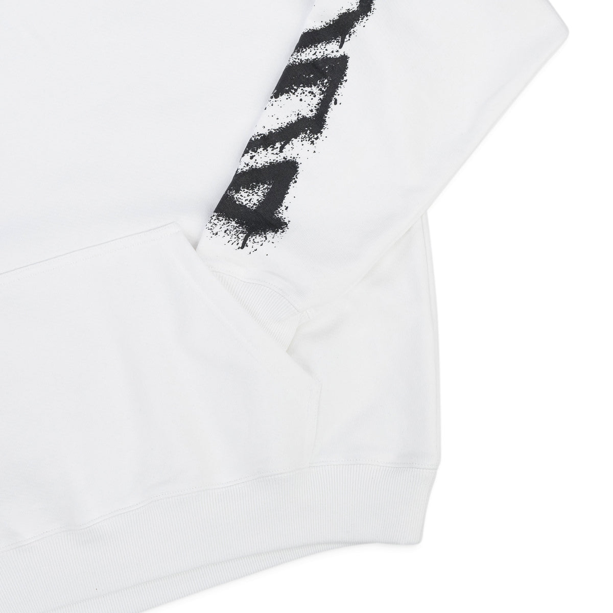 White Spray Arrow Hoodie