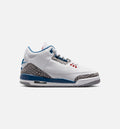 Air Jordan 3 Retro OG True Blue | Grade School Lifestyle Shoe | White/Fire Red/True Blue