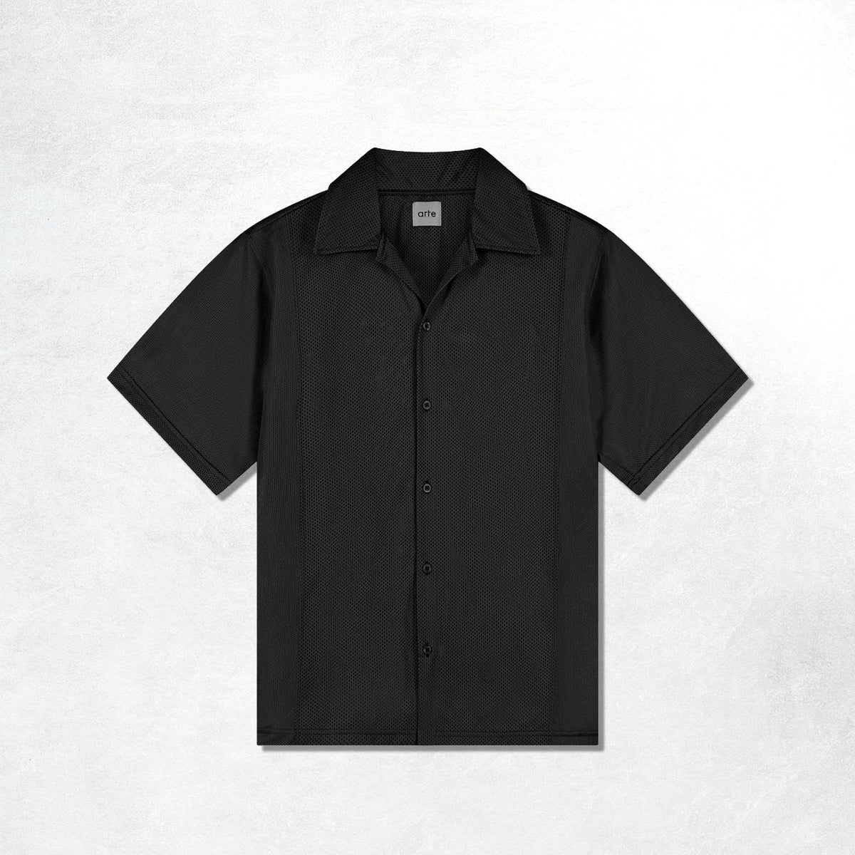 Arte Mesh Shirt: Black