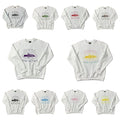 Corteiz Island Letter Graphic Oversized Crewneck Streetwear