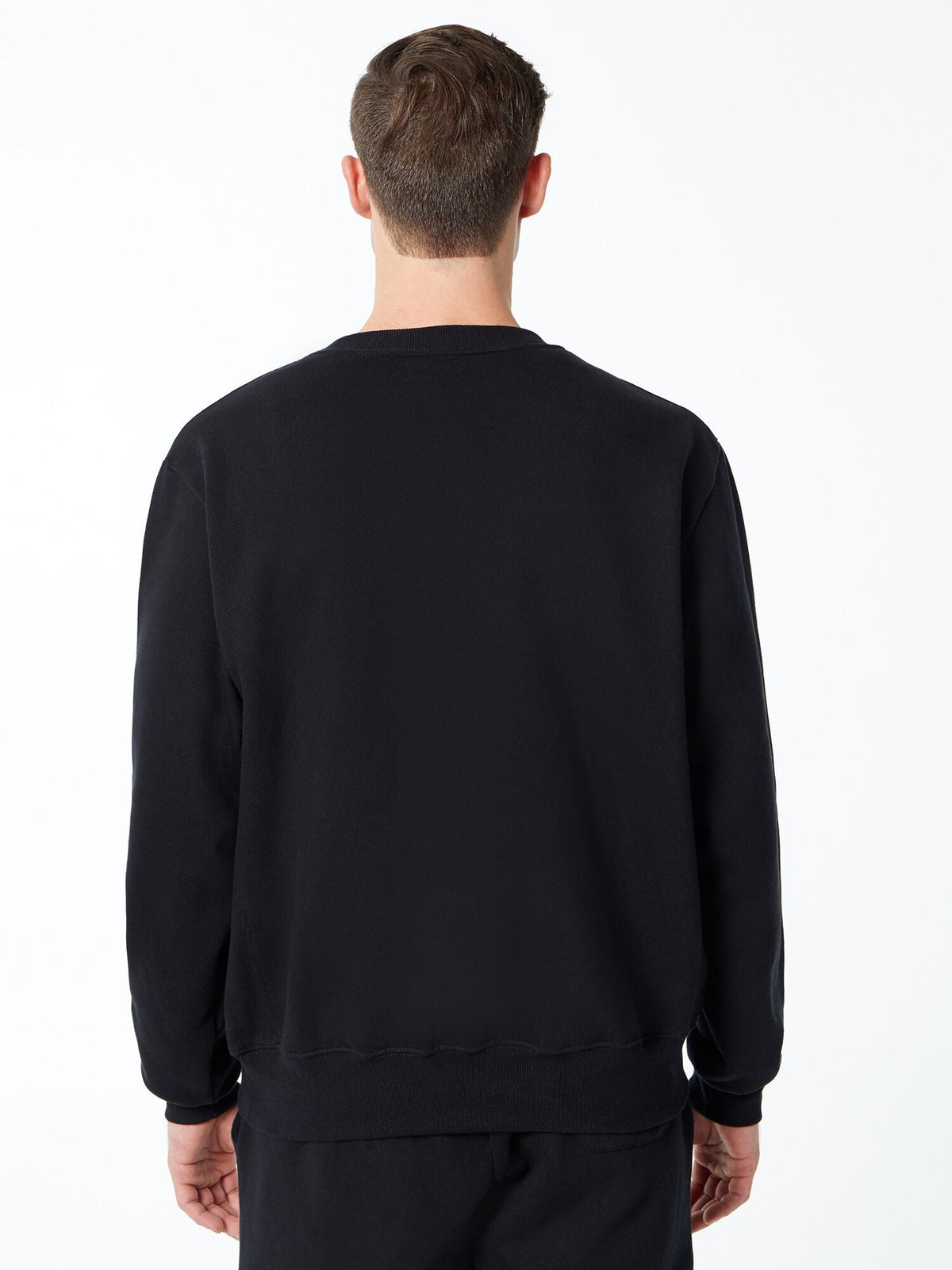 DEREK CREWNECK BLACK DRIP