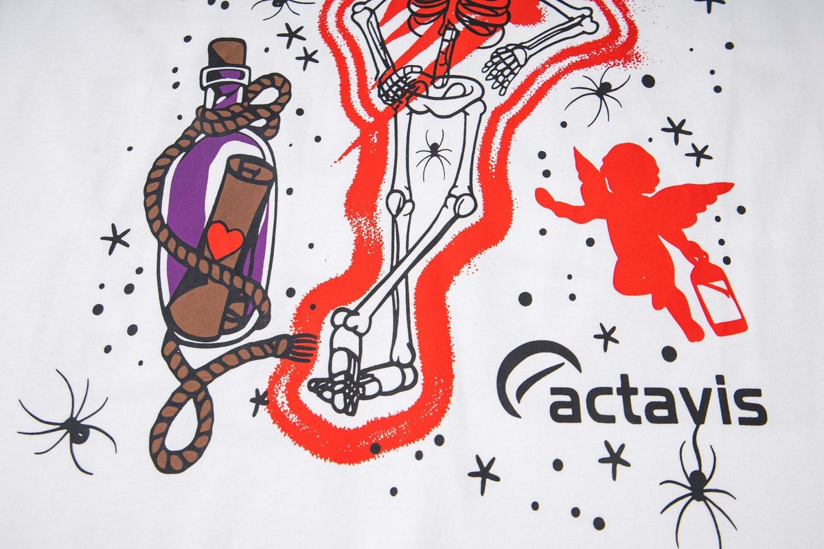 THAT'S A AWFUL LOT OF COUGH SYRUP Skeleton Graphic T-Shirt