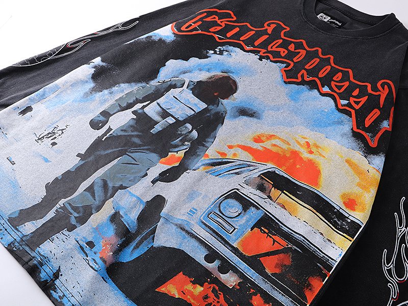 Godspeed Out of Many One Astronaut Graphic Long-Sleeve T-Shirt