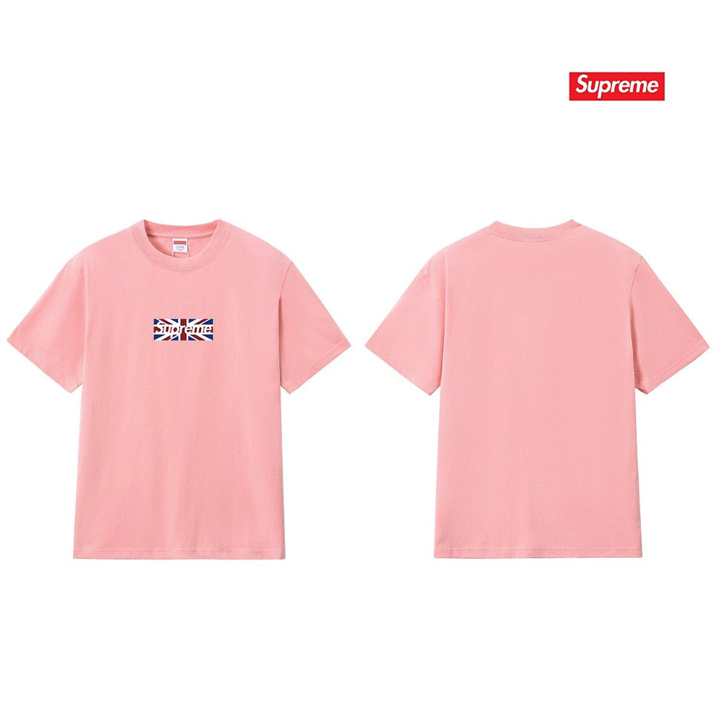 Supreme Union Jack Box-Logo Graphic T-Shirt