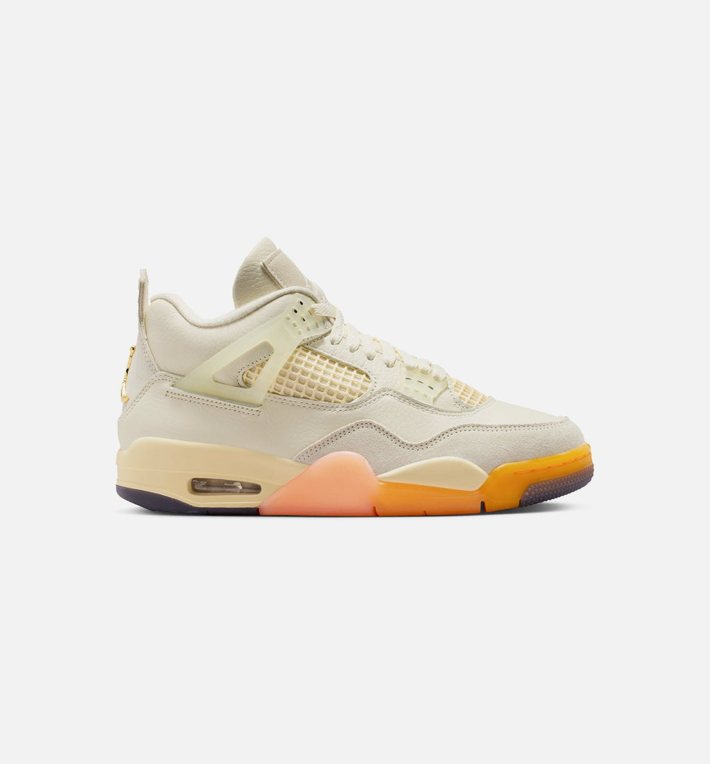Air Jordan 4 Retro Birds of Paradise – Women's Lifestyle Shoe | Coconut Milk/Metallic Gold/Muslin/Bright Mango/Sundial/Black