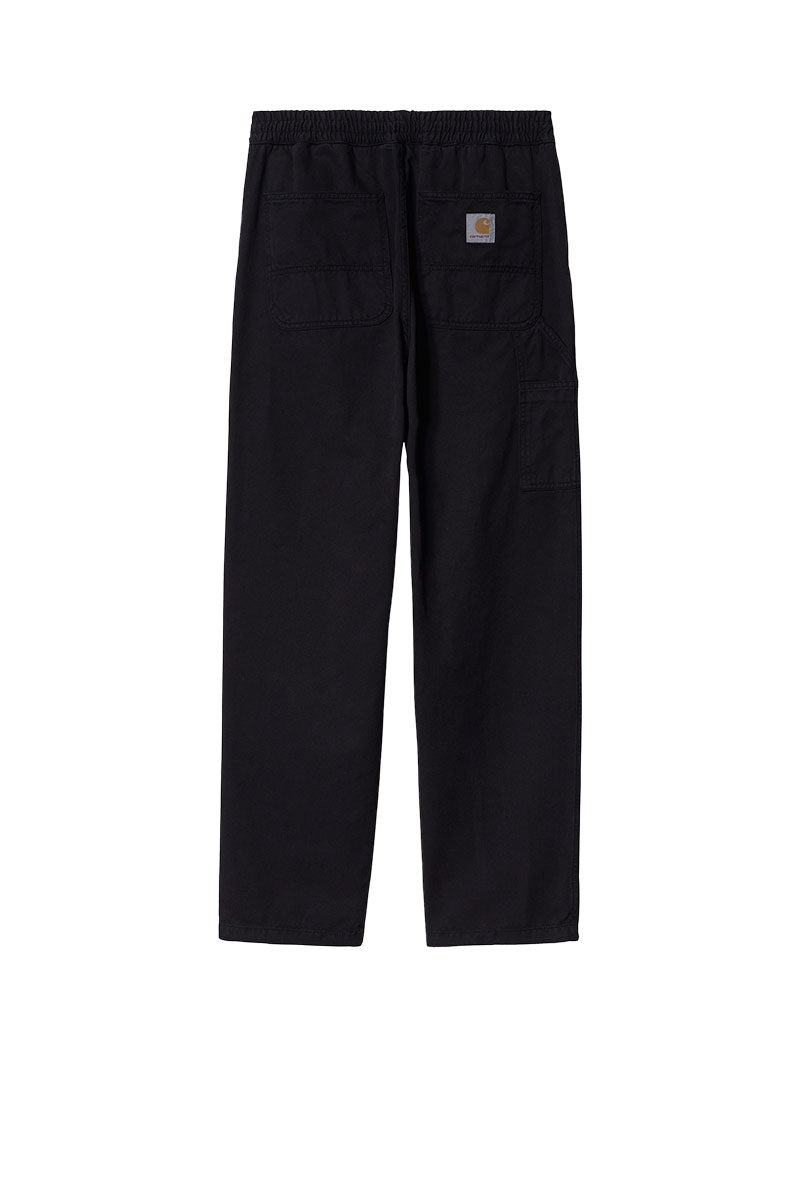 CARHARTT WIP FLINT PANT Black Garment Dyed