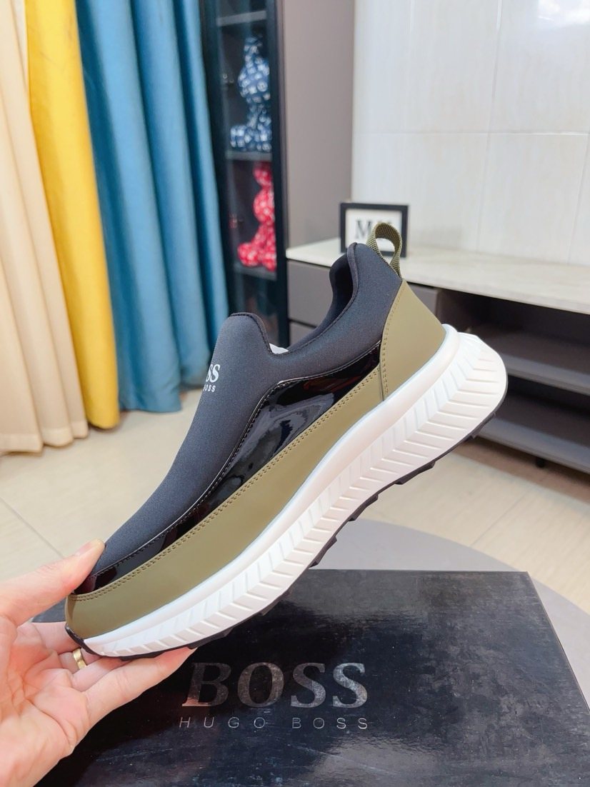 Hugo Boss Contrast Side Slip-On Sneakers